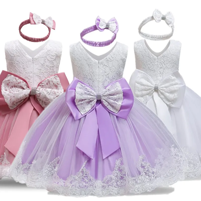 

Кружевное платье принцессы на день рождения для девочек, элегантный Детский костюм на свадьбу, детское платье на крестины, платье-пачка, пла...