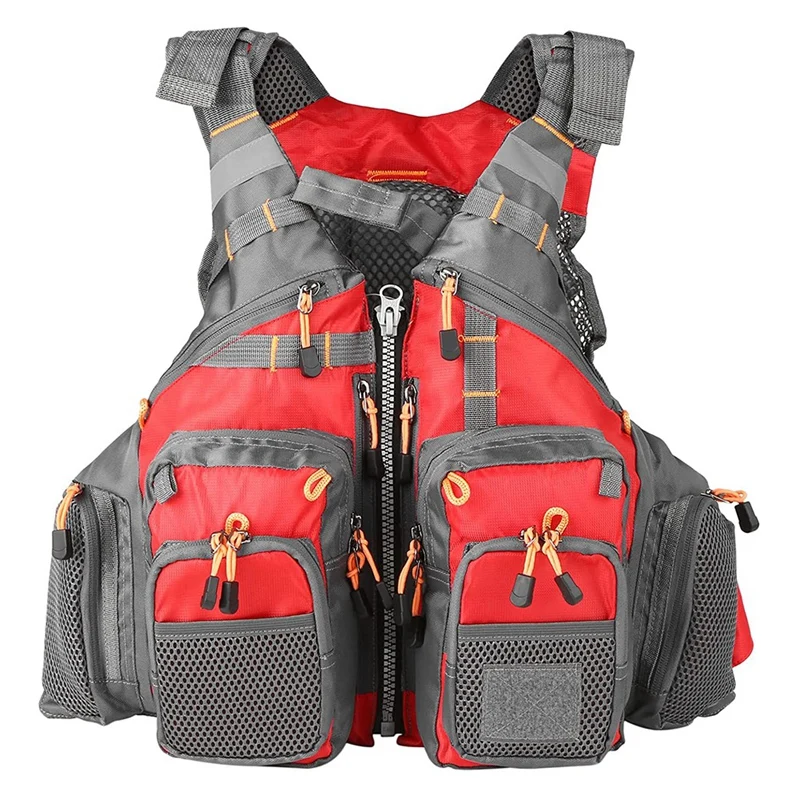 

Fishing Vest,Breathable Padded Fly Fishing Vest Superior 209Lb Bearing Jacket For Swimming Sailing Waistcoat