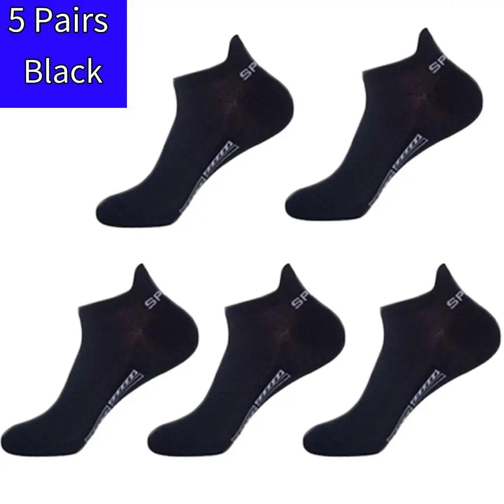 

Men Cotton Sports Socks 5Pairs/Lots High Quality Low Tube Skarpety Meskie Ankle Short Walking Socks Male Wholesale Drop-Shipping