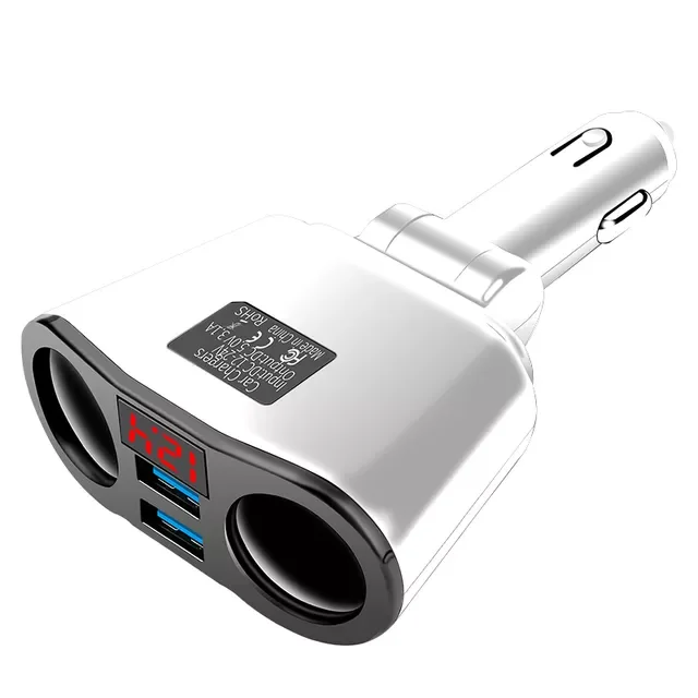 

Cigarette Lighter Socket Splitter Adapter 3.1A USB Charger For 12-24V Car SUV Off-Road Vehicle For Phone MP3 DVR Accessories