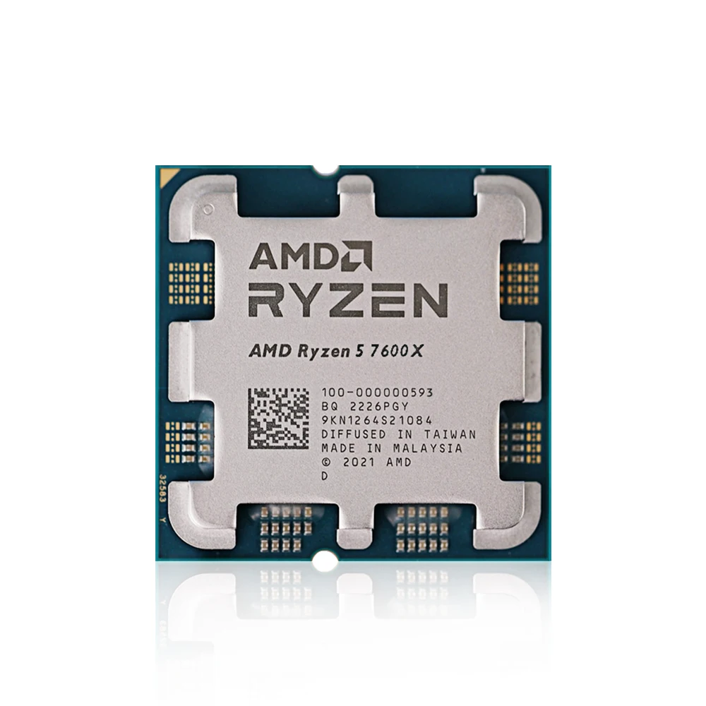 Новый процессор Amd ryzen 5 7600x r5 7600x4 7 ГГц 6-ядерный 12-проводной нм l3 = 32m 100-000000593 разъем