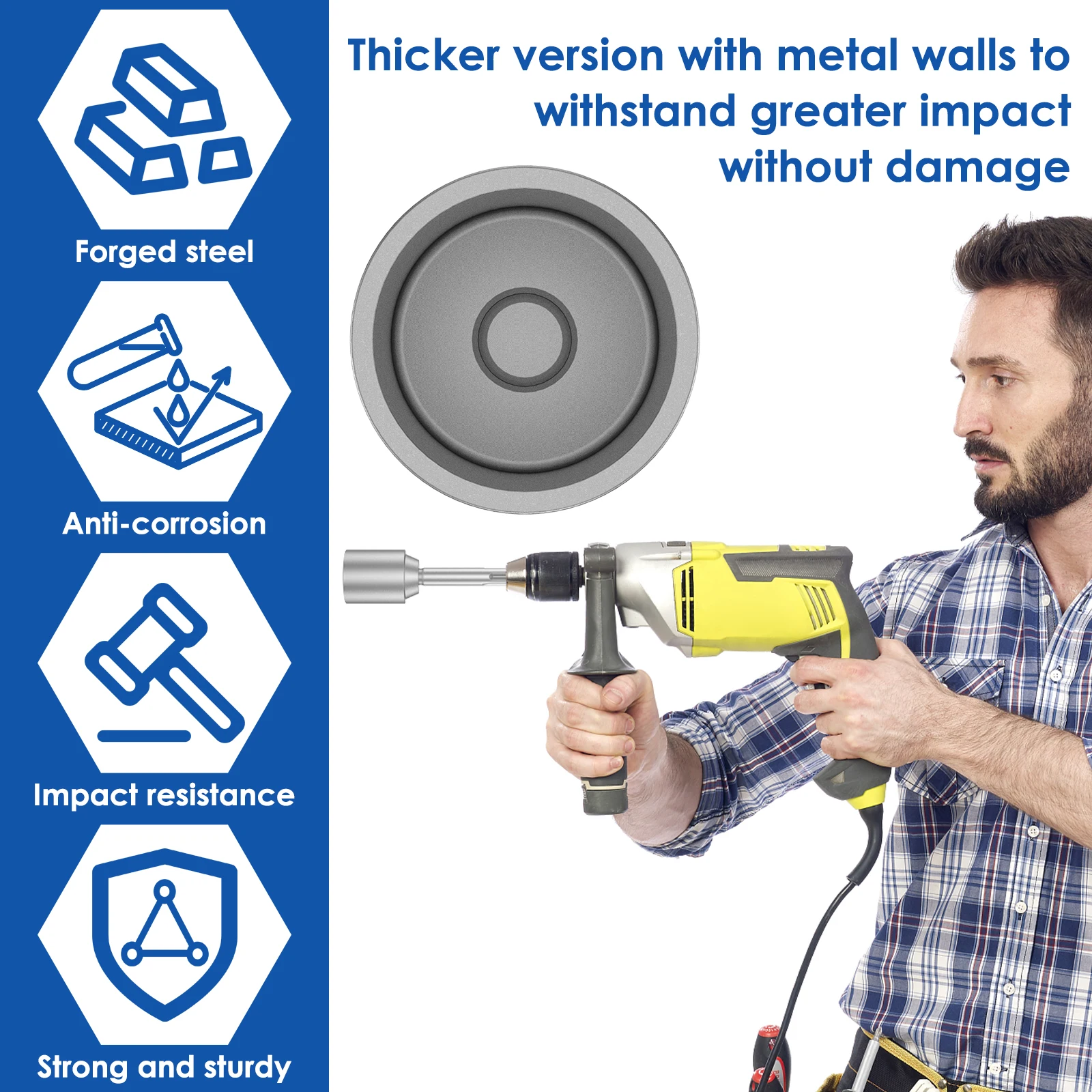 Износостойкий стержень для дрели 30/45/65 мм