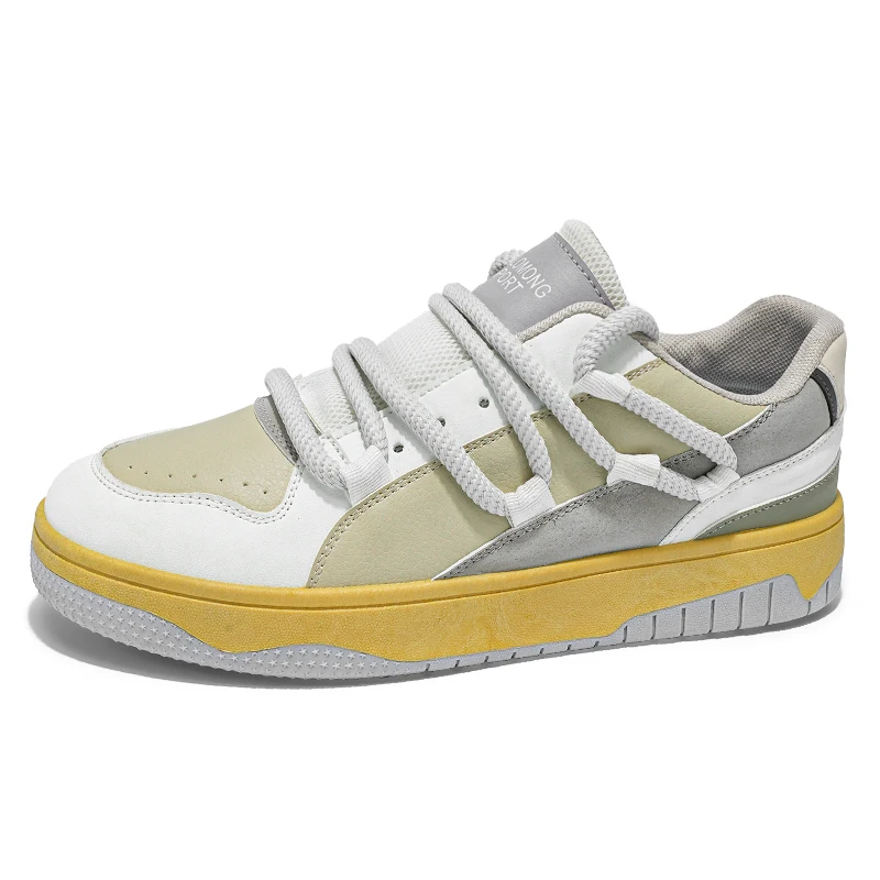 Кроссовки мужские на платформе Вулканизированная подошва Повседневная