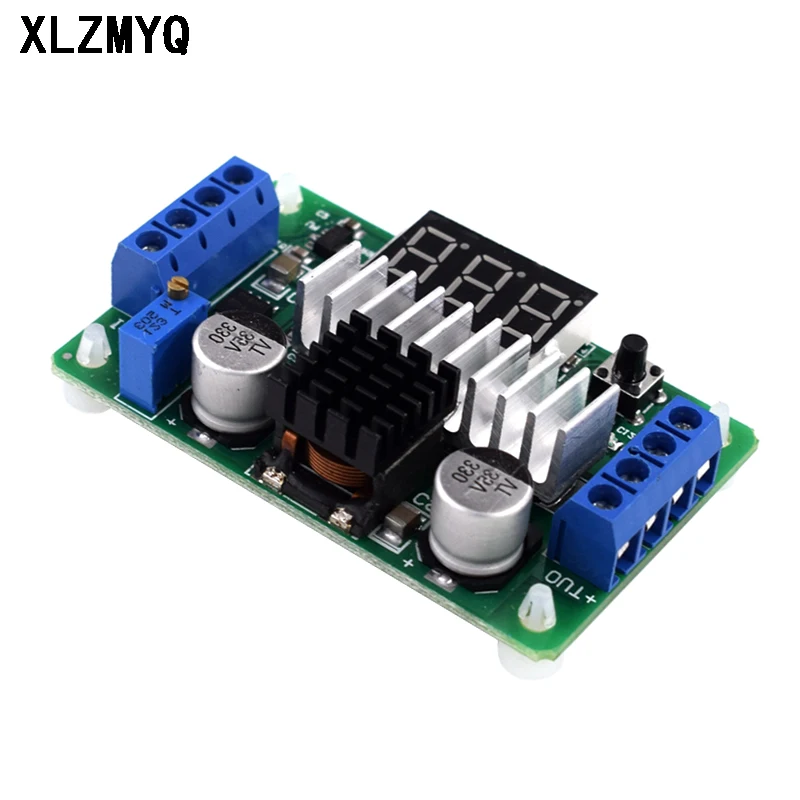 

LTC1871 высокомощный регулятор DC-DC Boost, модуль 100 Вт 3,5 В ~ 30 в с двойным светодиодный ным дисплеем, вольтметр, потенциальный преобразователь Super ...