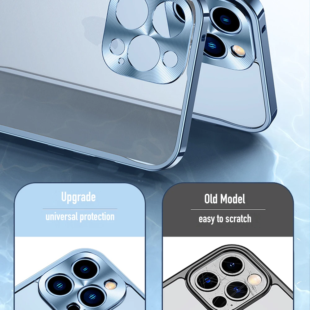 Tanie Etui Na Telefon Iphone 14 13 12 Pro Max Metalowa Rama Ze Stopu Aluminium 12 13 Mini Wsparcie Dla Magnetycznego Bezprzewodowego ładowania Magsafe