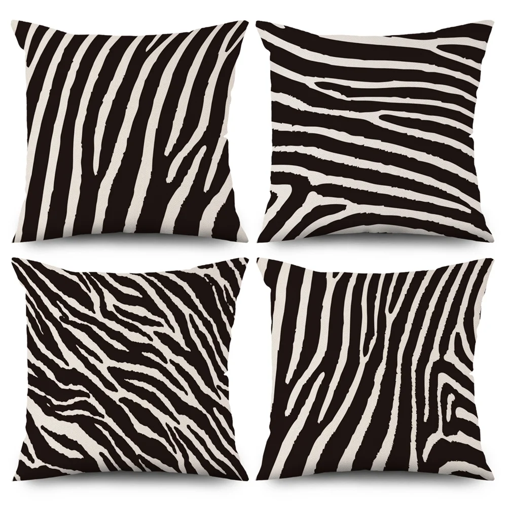 

Leopard Zebra Pattern Geometry Cushion Cover Polyester Pillowcase Decorative Sofa Cushions Nordic Pillowcover Home Decor Pillow