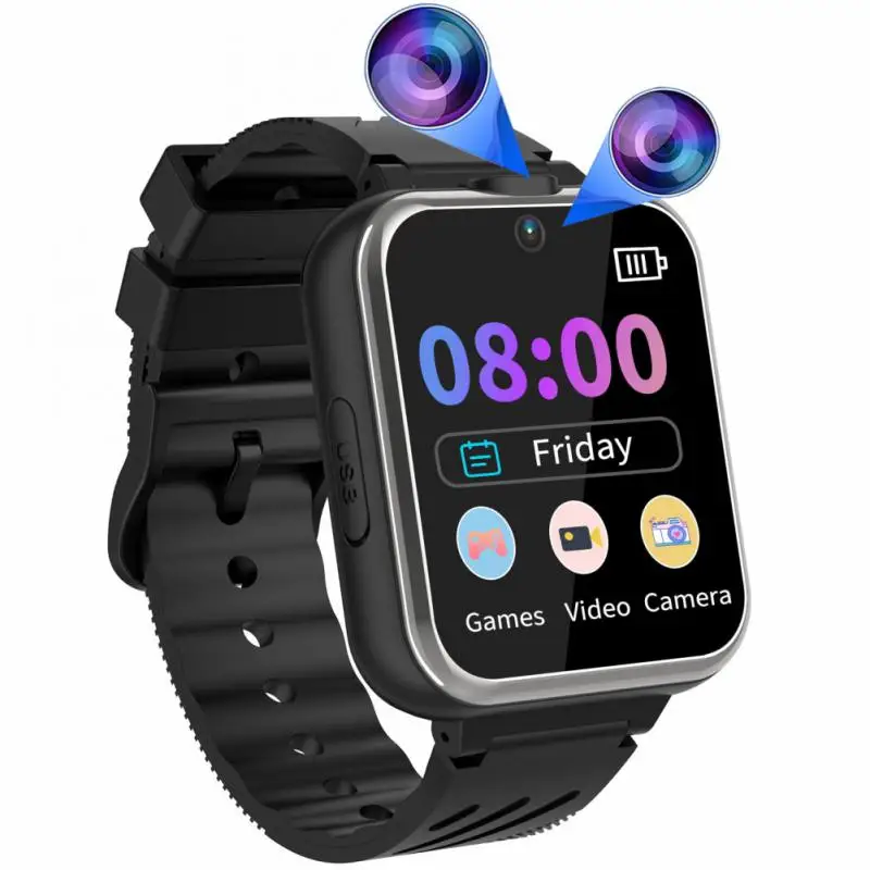 

X32 Smart Watch For Kids Sim Card Call Phone Smartwatch For Children Pedmeter Dual Camera Smart Watch With 24 Games Kids Gift