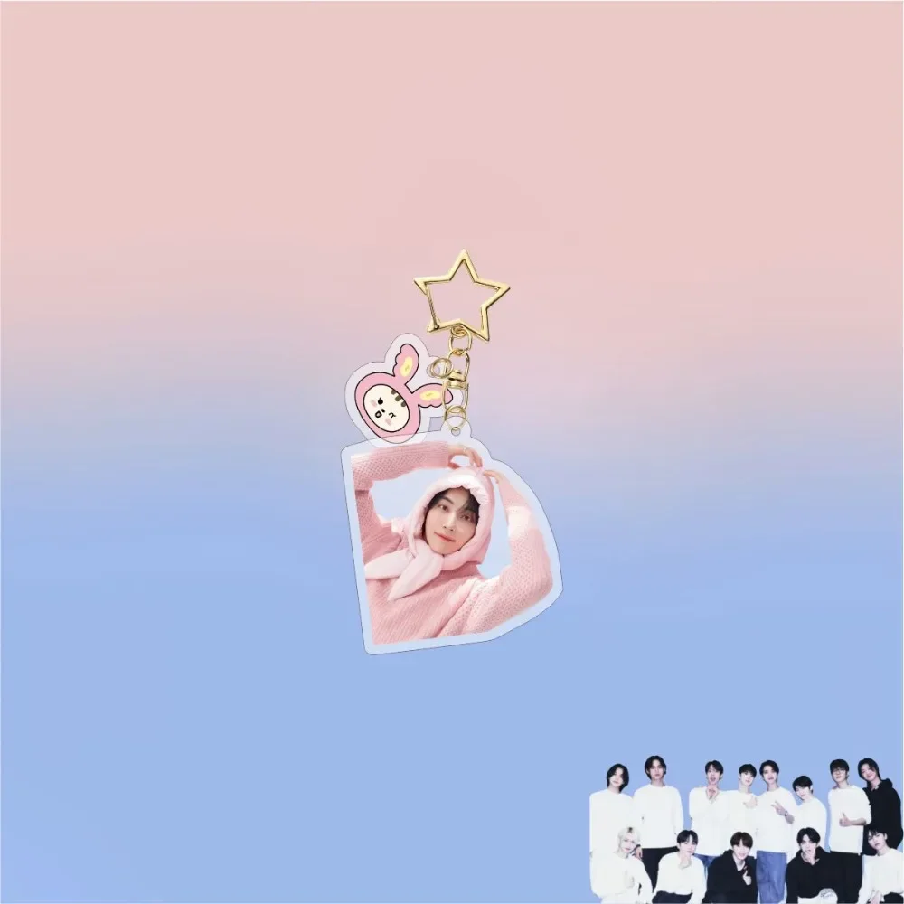 Фото Kpop Idols Seven мультфильм акриловый брелок S COUPS JEONGHAN JOSHUA JUN HOSHI VERNON WOOZI DK MINGYU THE8 фото брелок кулон №2