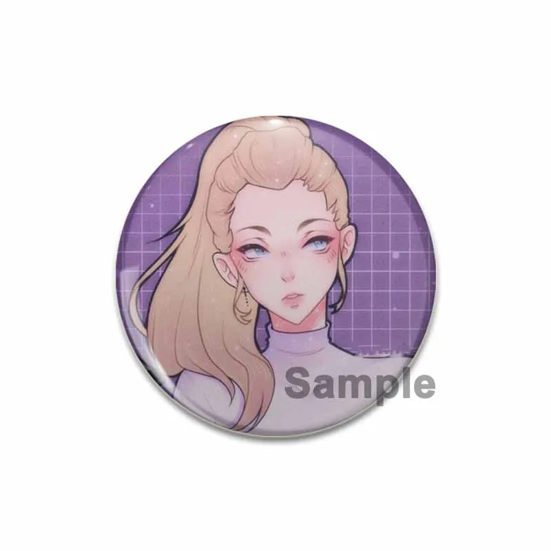 

Пластиковый круглый значок She Ra Look