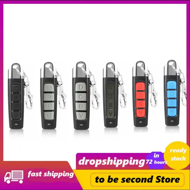 

Automatic Cloning Code Key Universal Wireless Garage Gate Door Opener 433mhz Remote Control Key Duplicator 4 Channe Plastic