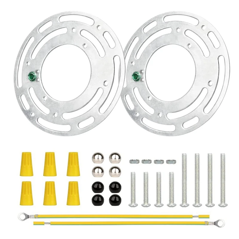 

2Sets 4In Light Fixture Mounting Bracket,Universal Crossbar For Lighting,Ceiling Fan Light Fixture Mounting Plate