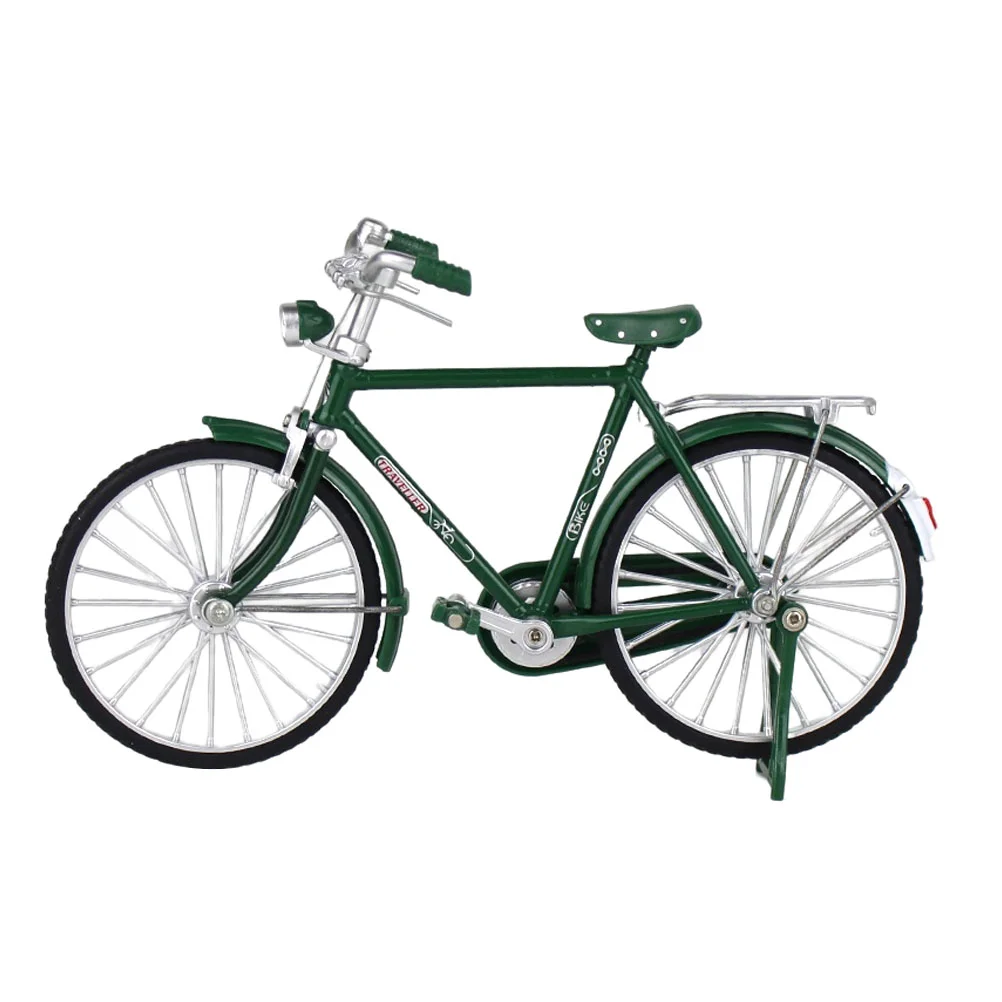 

Simulated Bike Decor 1/10 Scale Bike Model Vintage Bike Model Decorative Bike Ornament for Lover Friends Families Co-worker