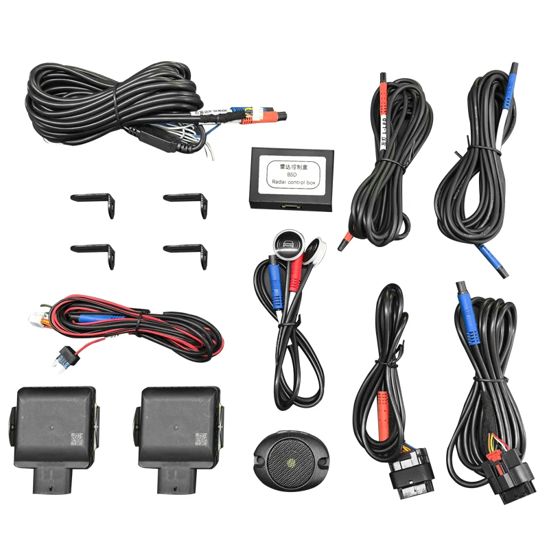 

BSD Система обнаружения слепых зон Мониторинг слепых зон BSM BSA 77 ГГц Датчик миллиметровой волны Двойной цветной свет A0A