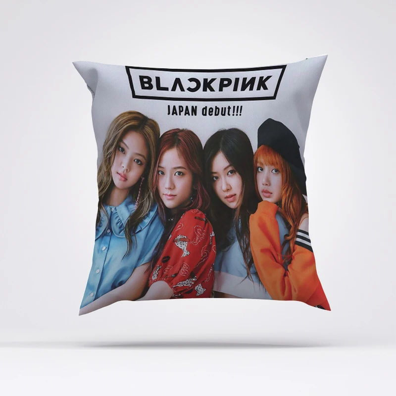 

Anime Pillow Cover Koop-blackpink Cushion Covers for Bed Pillows Pillowcase Cushions Home Decor Decorative Sofa 45x45 Throw Hugs