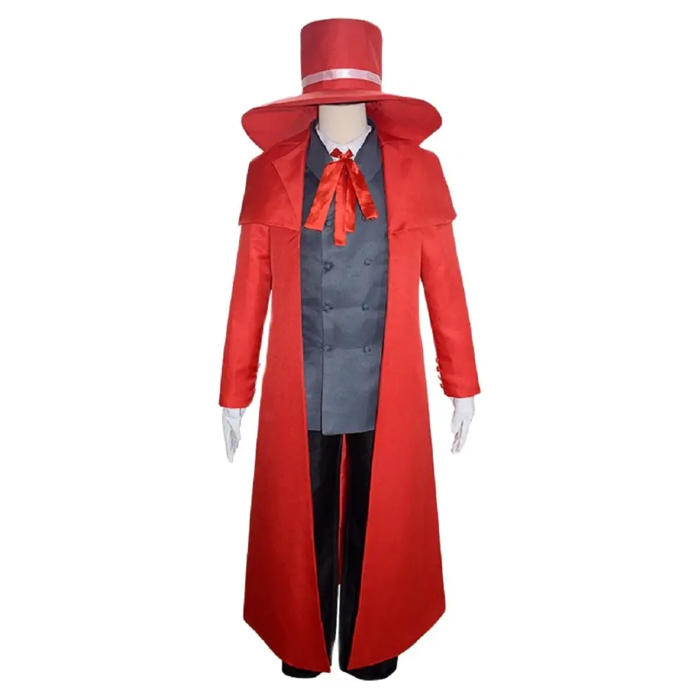 

Anime Cos Hellsing Alucard Halloween Christmas Cosplay Costumes Uniform Custom Size