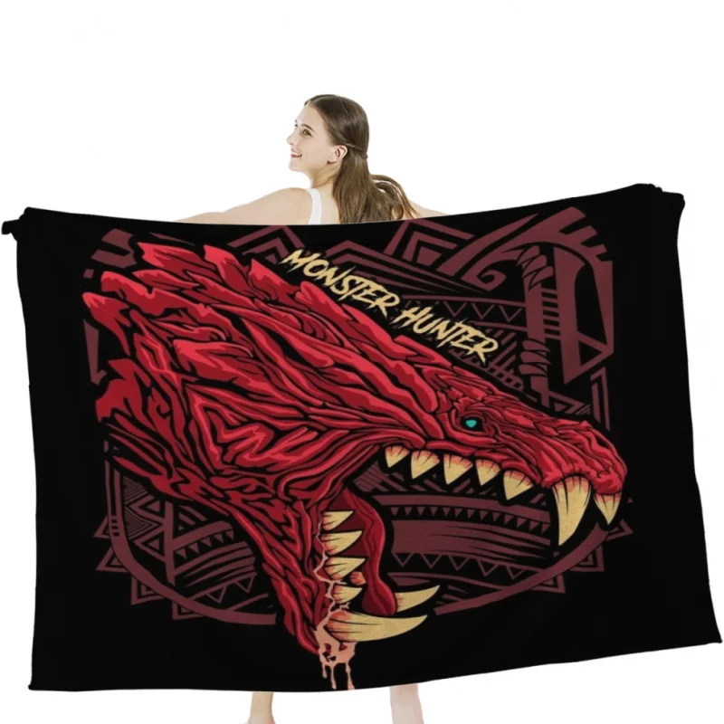 

Odogaron Hunter Throw Blankets Soft Velvet Blanket Travel Bedding Blanket