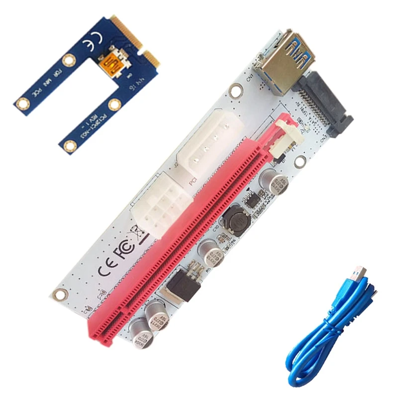 

Notebook Dedicated Image Adapter Card Mini PCIE To PCI-E1X To 16X Three Power Interface Image Expansion Card