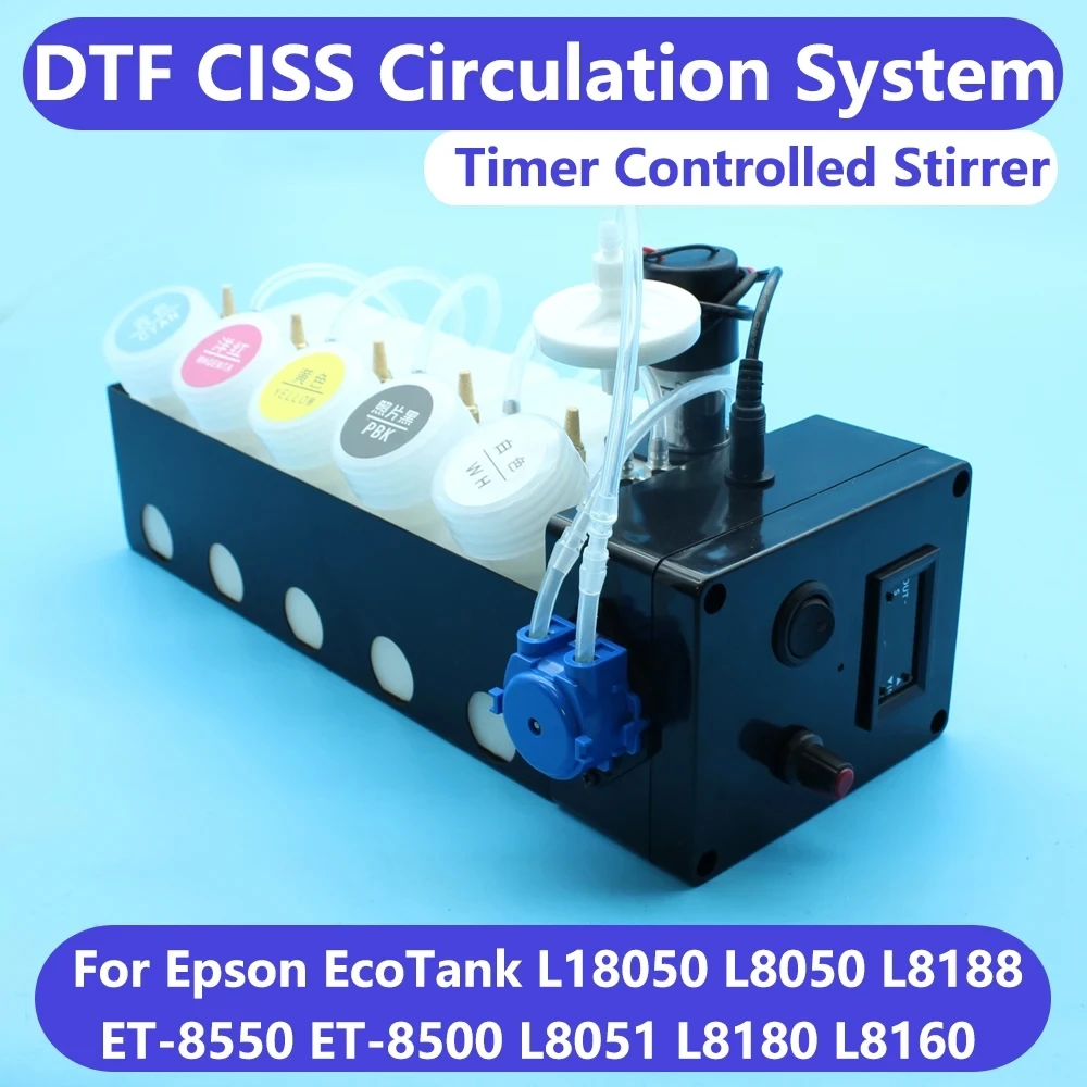 Резервуар для чернил ET8550 DTF CISS Epson L1800 L800 L805 L18050 L8050 XP600 L8180 8500 1390