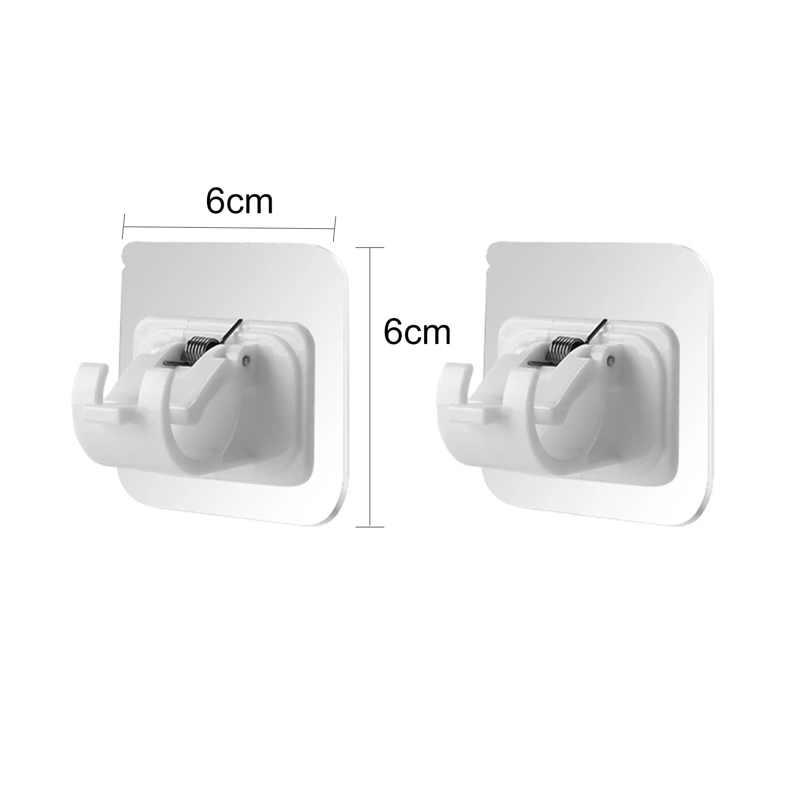 

Adjustable Curtain Curtain Rod Hook 2pcs Adjustable Black Color Bracket Hook Clamp Hooks Clip Hook Nail-free Rod