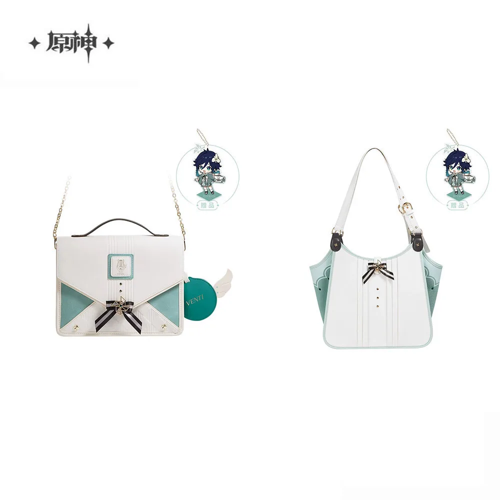 Официальный товар Genshin Impact Merch от miHoYo Venti Tote Bag Сумка-мессенджер