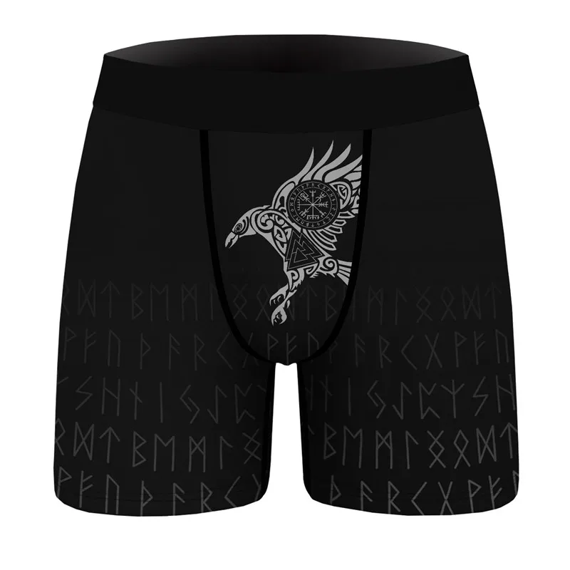 Мужские брифы с 3D принтом орла новые боксеры сексуальное нижнее белье брендовые