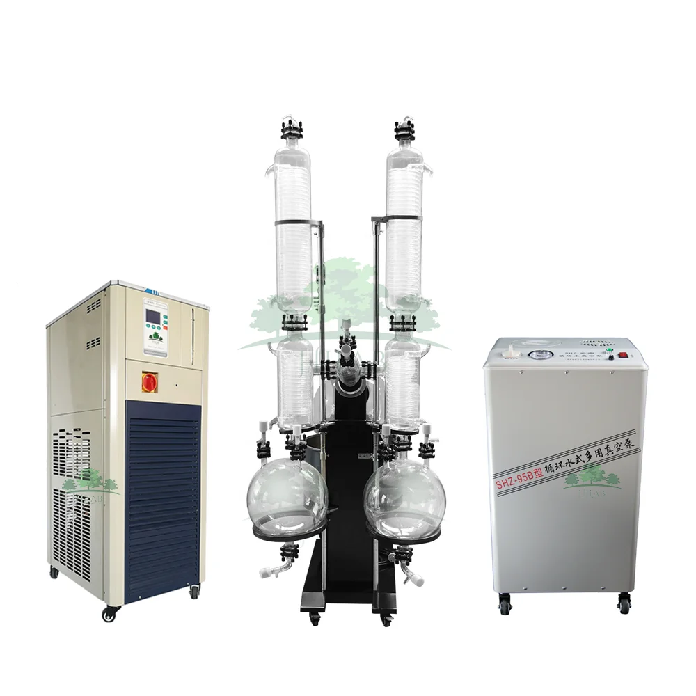 

Industrial 10L-20L-50L Rotary Evaporator Rotovap with Pump and Chiller