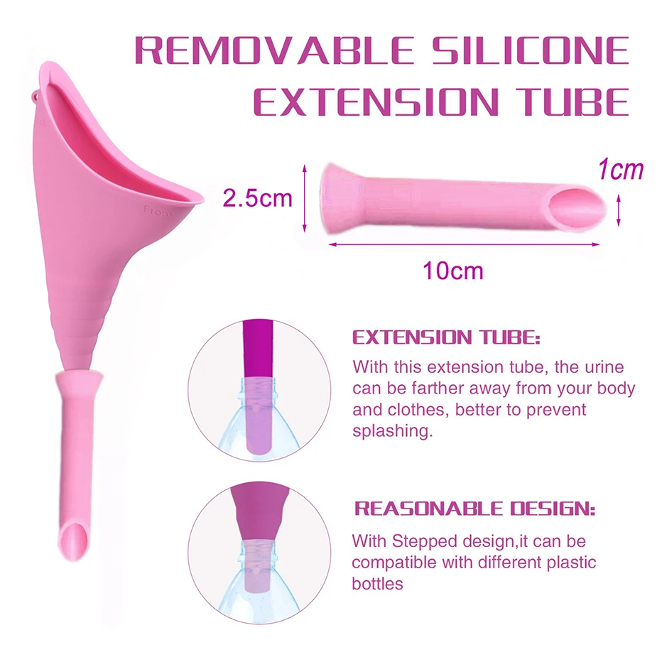 Аварийное устройство для мочеиспускания женщин многоразовый пищевой