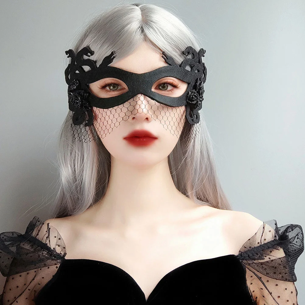 

Party Cosplay Promcostumeaccessory Half Masquerade Dancingfestival Clubwear Lace Cat Masque Evening Nightclub
