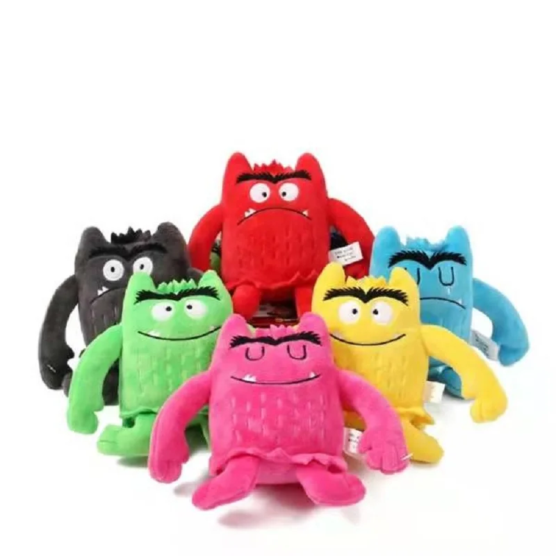 

1pcs 15cm The Color Monster Plush Toys Cartoon Children Baby Appease Emotion Plushie Monster Stuffed Doll for Kids Birthday Gift