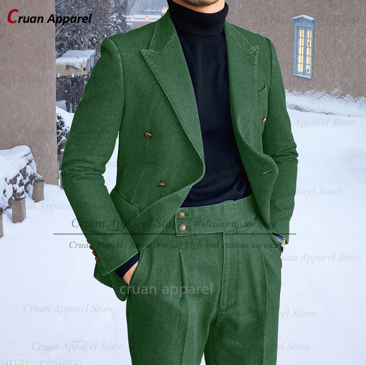 Новейшие комплекты костюмов из джинсовой ткани для мужчин повседневная модная