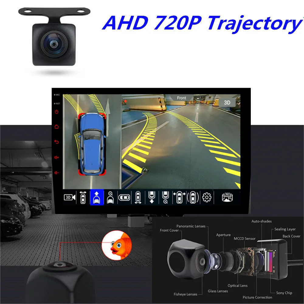 Камера заднего вида AHD 720P для Toyota Avensis I 1997-2002 Vios II 2007 ~ 2013 |