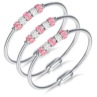 fashion jewelry ol personality niche design stainless steel bracelet ins wind light luxury high end bracelet female holiday gift
