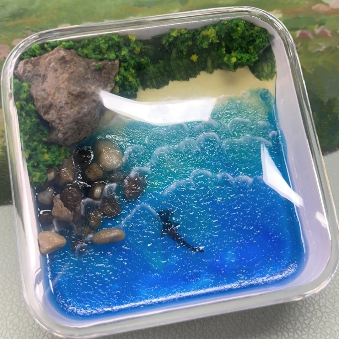 Новая модель Морского Пейзажа ручной работы домашняя микроландшафта крафтовое