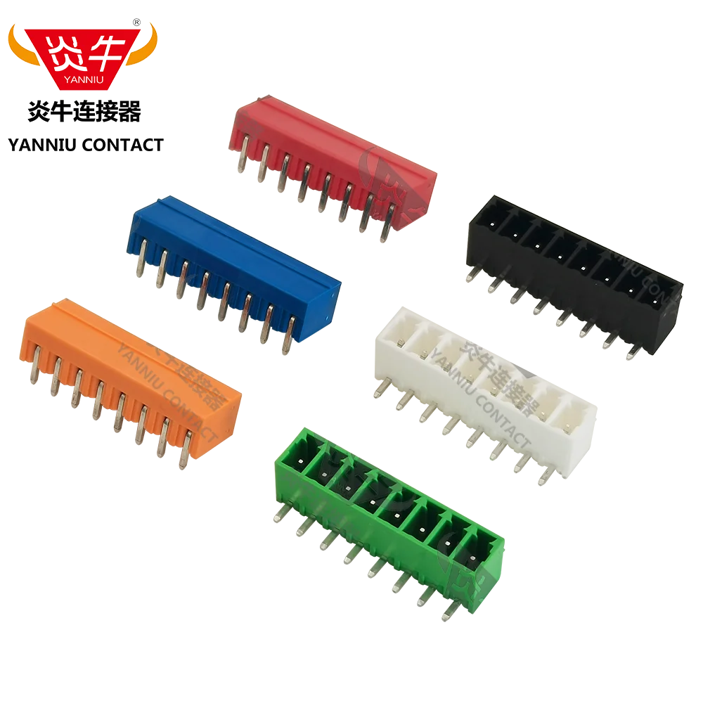 50Pcs KF2EDGR 3.81 2P ~ 12P PCB PLUG-IN TEMINAL BLOCKS 15EDGRC 3.81mm 2PIN ~ 12PIN MC 1, 5/ 2-G-3, 81 Orange Blue Black White Red