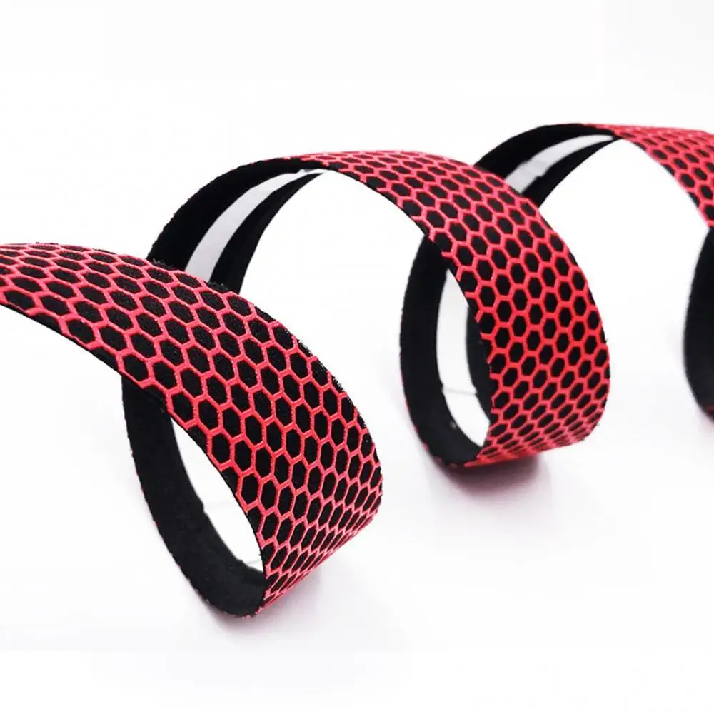 

2Pcs Bike Honeycomb Design Handlebar Tapes Soft Breathable Belts with Bar Plugs Breathable Belts