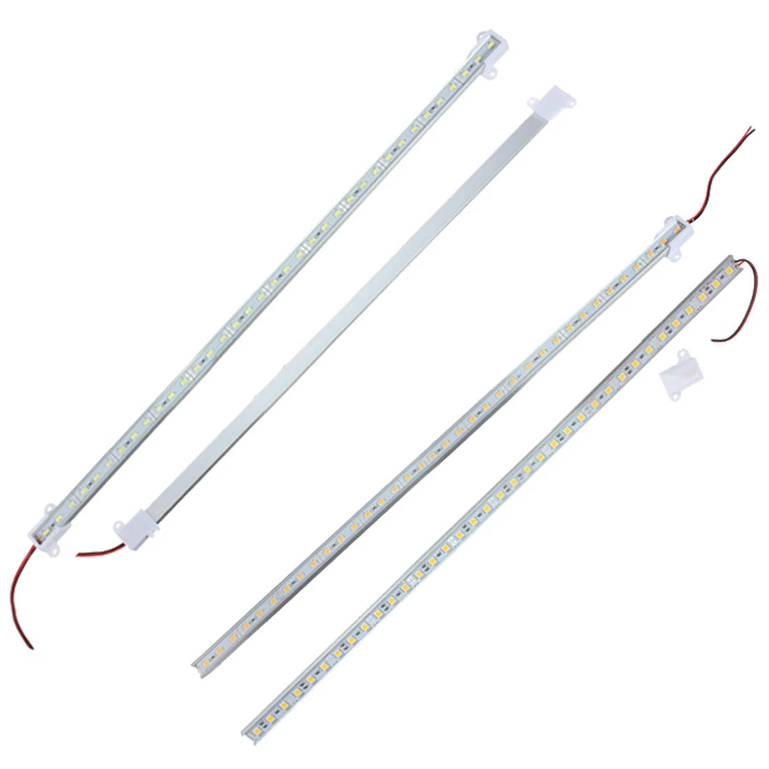 

2X 50 см 12 в 36 светодисветодиодный 5630 SMD жесткая полоса светильник алюминиевый корпус с крышкой