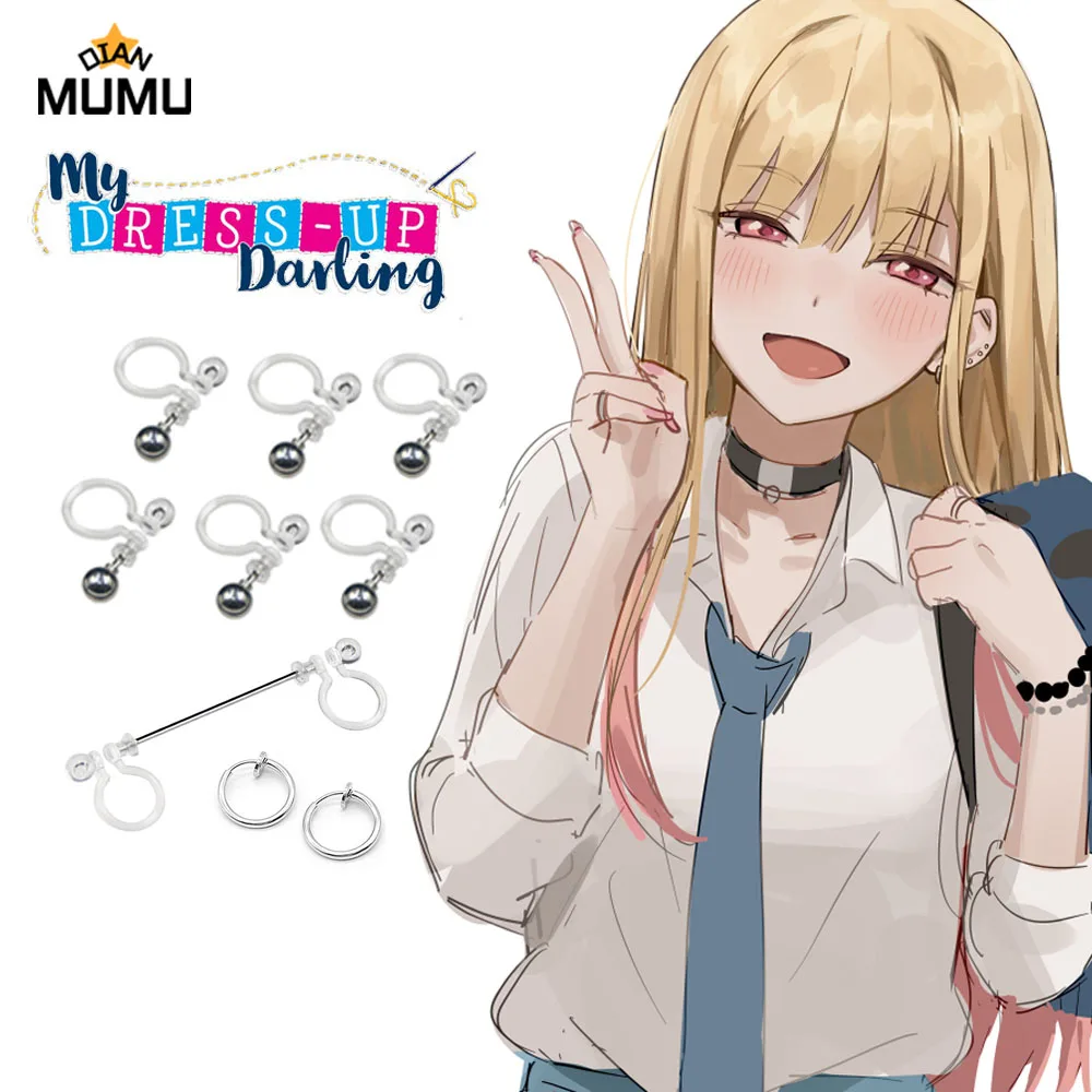 

Серьги-каффы с аниме «Мой наряд» для женщин