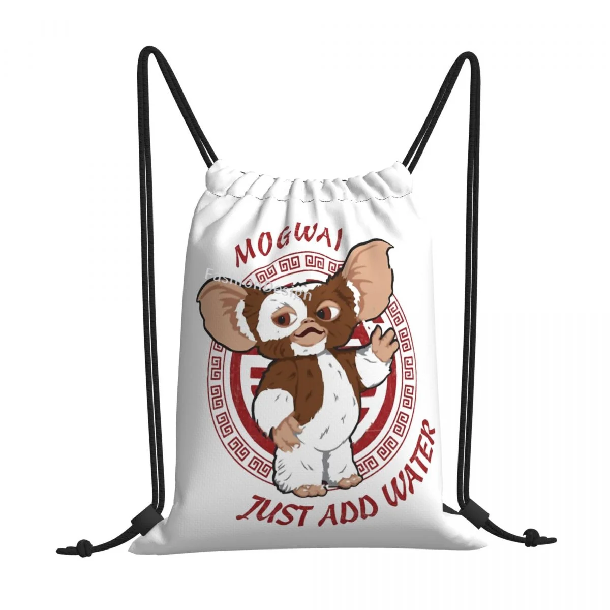 

Cute Gremlins Mogwai Gizmo Film Drawstring Bags Shopping Pouch 3D Print Backpack Boy Girls School Shoe Bag