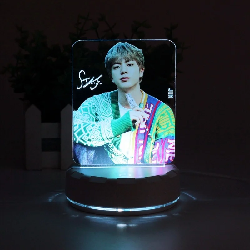 

Kpop BTSHARE21 Lightstick Bangtan Boys Concert Army Bombs USB Color Changing Acrylic LED Night Lights for Bedroom Home Decor