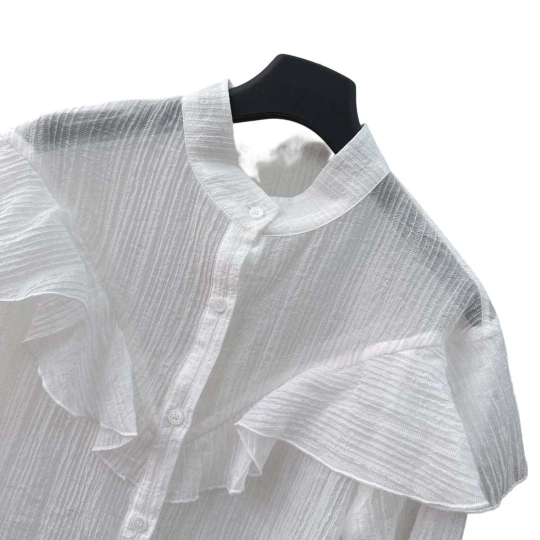 Женский топ с цветочным принтом и юбка завышенной талией