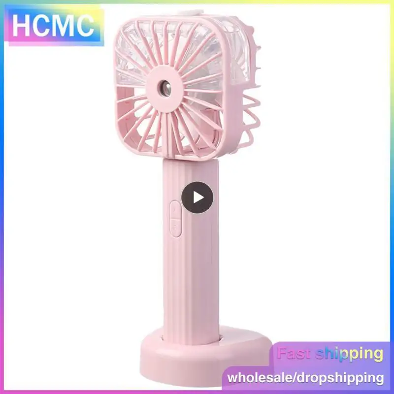 

Mini Electric Fan Blue Sprinkle Refreshing Appliances Enfriamiento Mini Fan Outdoors Small Small Fan Key Switch Punkah Quick