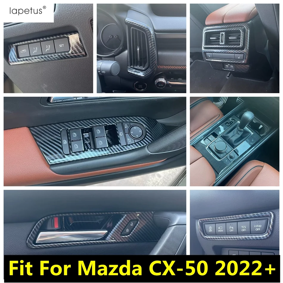 

Gear Shift Panel / Window Lift / Handle Bowl / Head Light / Dashboard Air Vents Cover Accessories For Mazda CX-50 2022 2023 2024