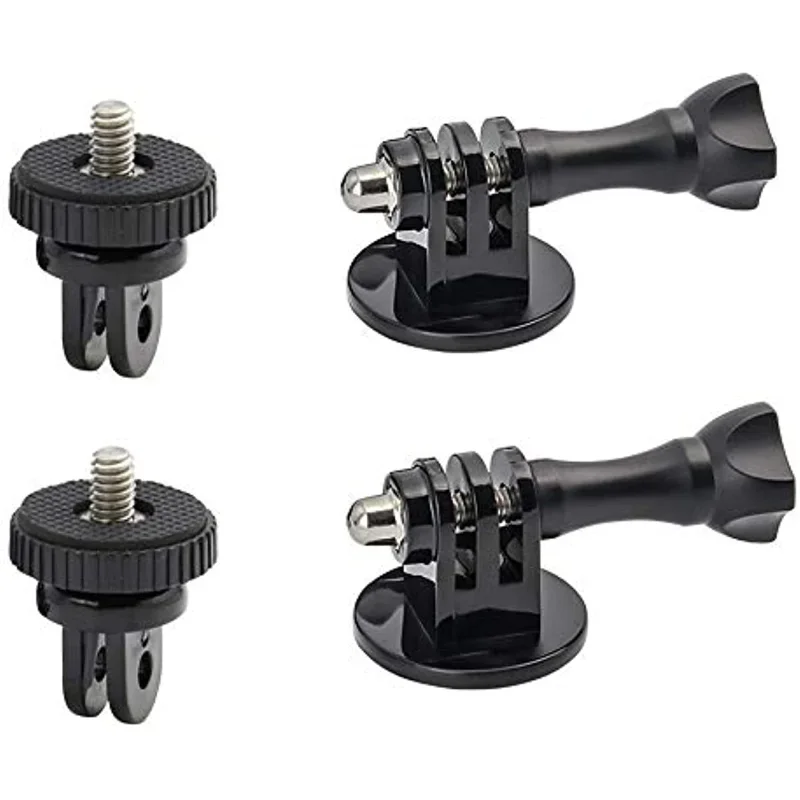 

TTAction Camera Tripod Adapter Mount with Camera 1/4-20 Screw Adapter Compatible with Gopro 11/10/9/8/7/6/5/4/3 Yi 4K DJI OSMOs