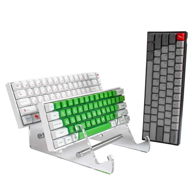 

20Pcs/Lot Transparen Aacrylic Keyboard Rack Transparent Desktop Tray Elevated Inclined Computer Keyboard Bracket