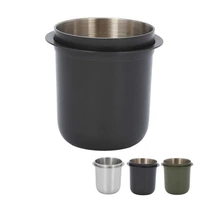 stainless steel dosing cup 150ml 58mm hands free universal inverted coffee powder cup for coffee machine