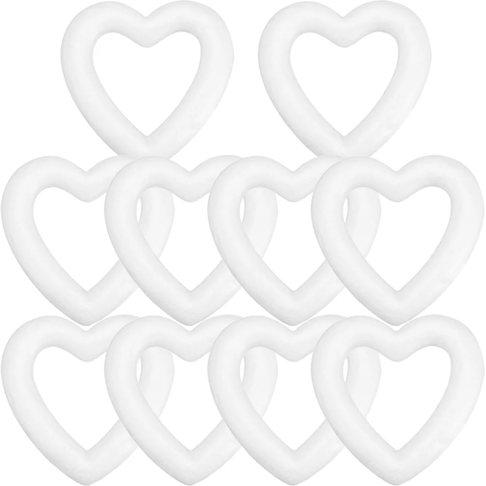 

Heartwreath Styrofoam Shape Craft Daysupplies Diy Decorations Wedding White Crafts Valentinehearts Frame Shaped Shapes