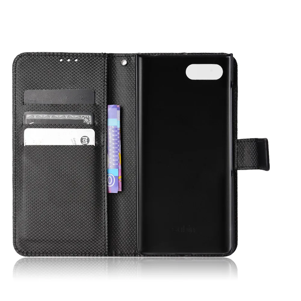 Кожаный защитный чехол для BlackBerry Key2 откидная крышка-подставка Key 2