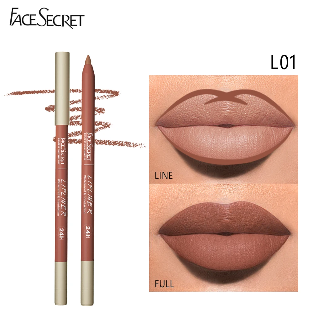Карандаш для губ Face Secret 12 цветов