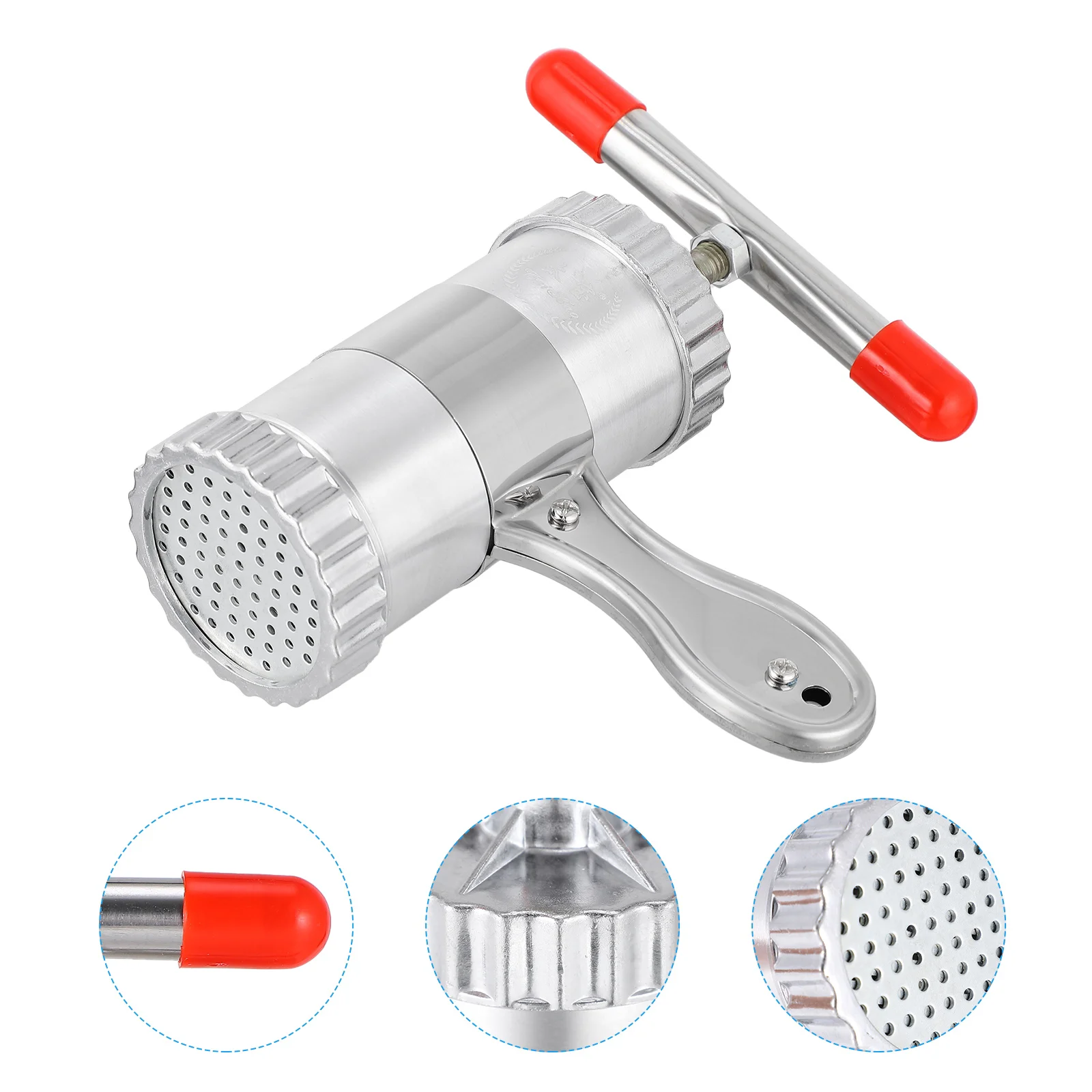 

Maker Noodle Machine Pasta Press Masher Kitchen Household Tool Ramen Potato Presser Hand Manual Babyaluminium Alloy Fresh