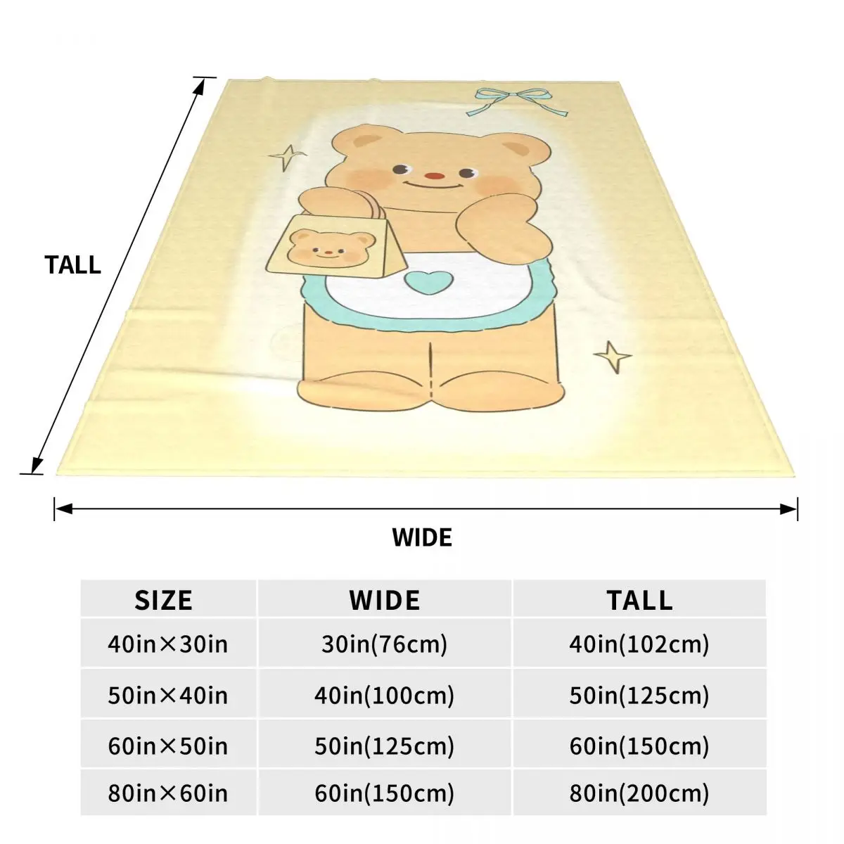 Одеяло для сумки ButterBear качественное супермягкое одеяло весеннее путешествий в